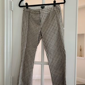 Modern fit printed J Crew pants